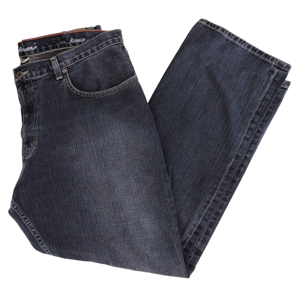Eddie Bauer Dark Wash Relaxed Fit Jeans Women Size 38(40) x32 Casual Everyday